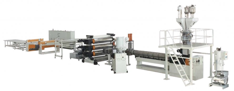 PC, PMMA GPPS Plate Extrusion Line